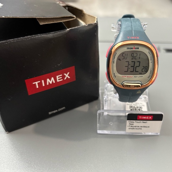 Timex Ironman Smartwatch - Black and Gold - Picture 1 of 6